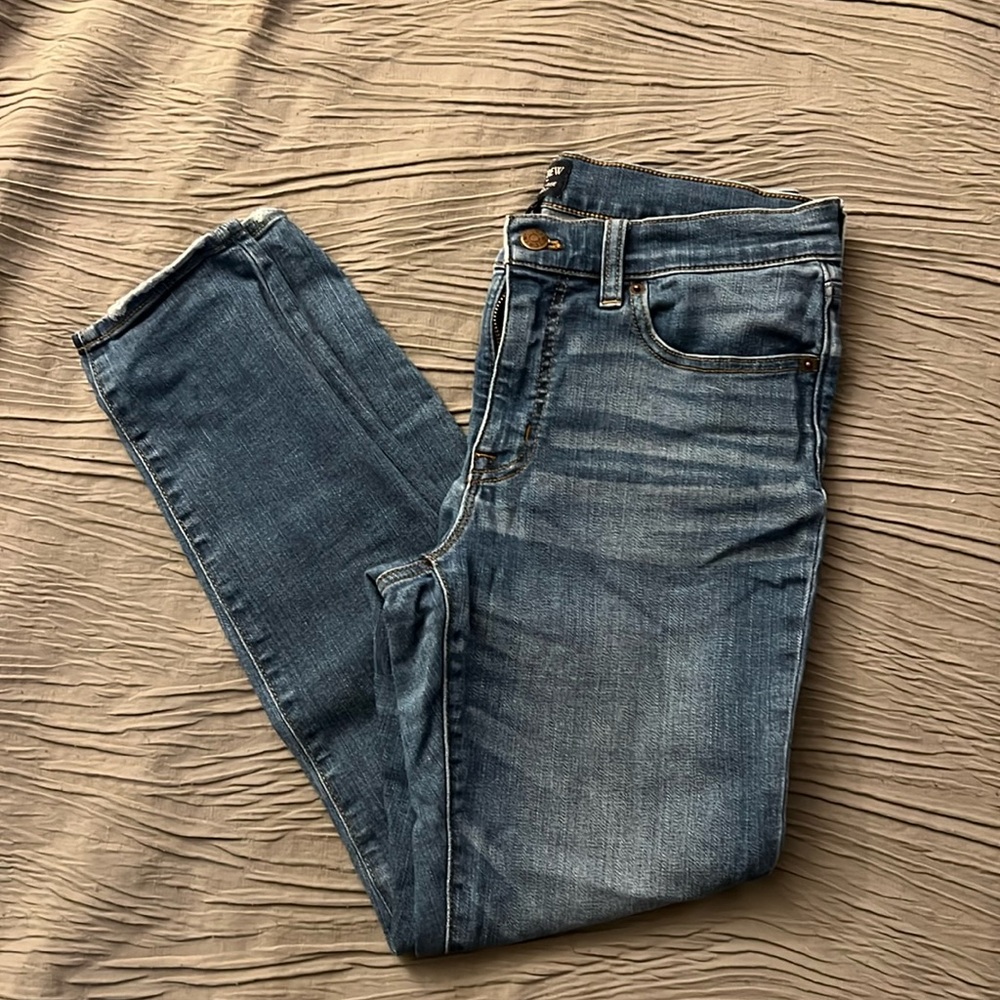 J. Crew Mid Rise Skinny Jeans - 28